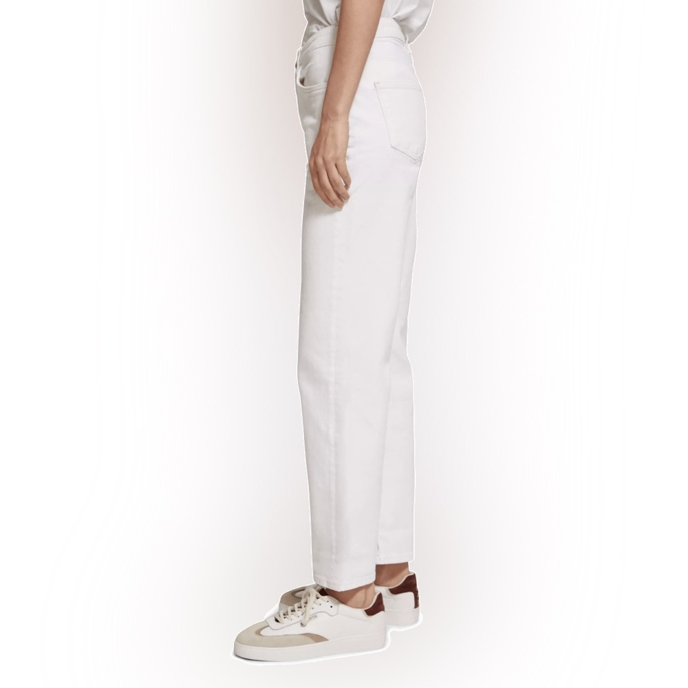 NWT Scotch & Soda High Rise Slim White Denim